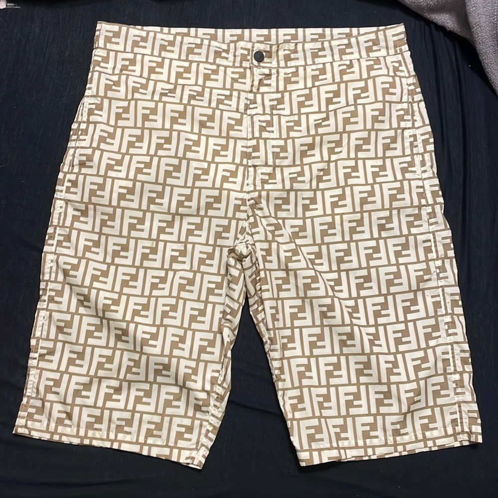 Fendi bathing suit size 48 worn once size is equal to a men’s size 32-33 waist